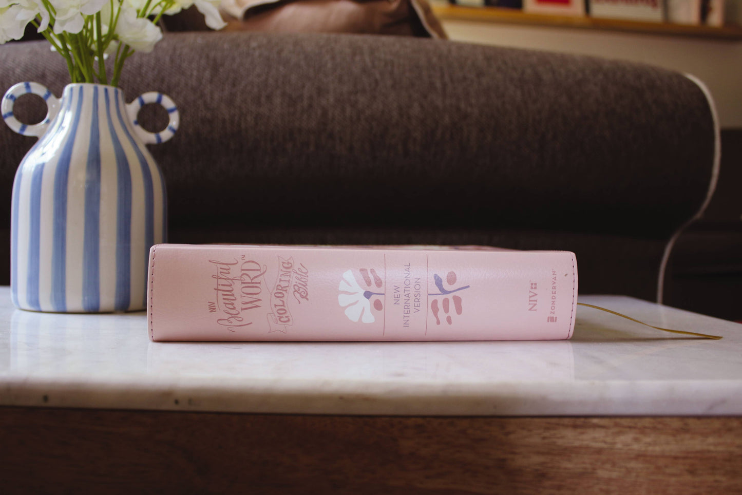 NIV Beautiful Word Coloring Bible, Leathersoft, Pink