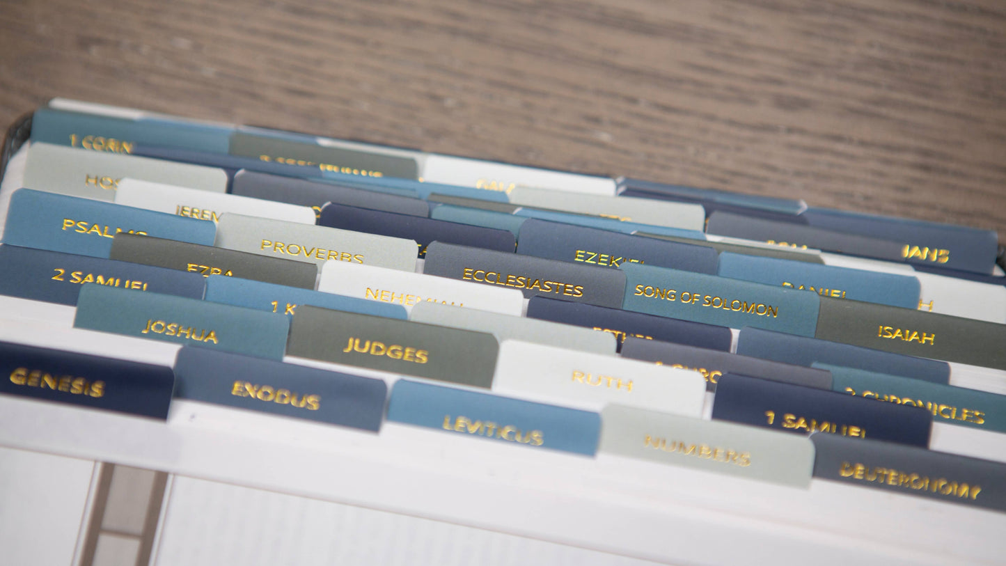Mens Bible Tabs | Earth tone Bible Tabs