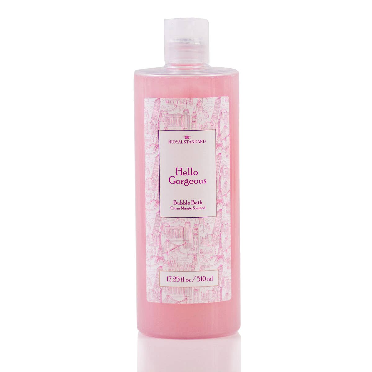Hello Gorgeous Bubble Bath Citrus Mango Scented 17.25 fl oz 510mL