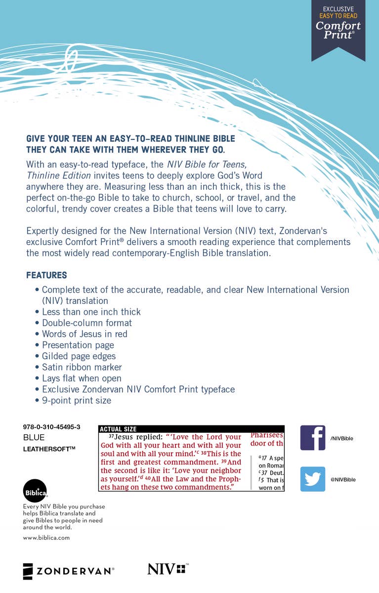 NIV, Bible For Teens