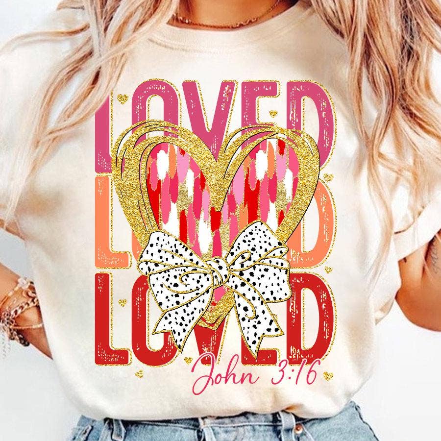 Retro Loved John 3:16 T-Shirt