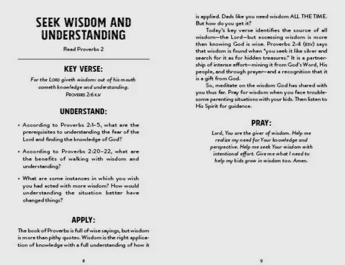 The 5-Minute Bible Study for Dads