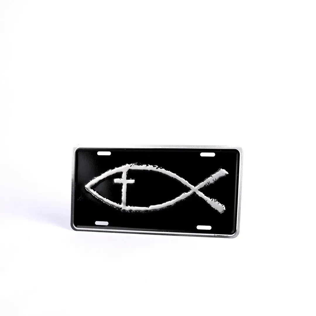 Autotag Deluxe - Fish Cross - Silver