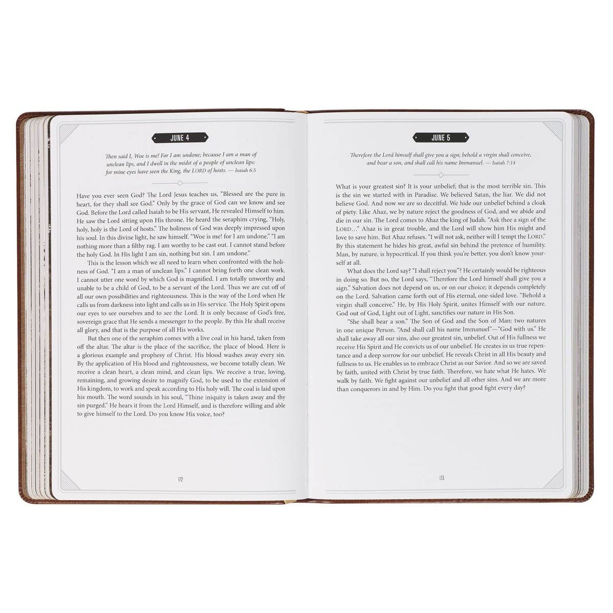 Devotional Bread for the Soul Faux Leather