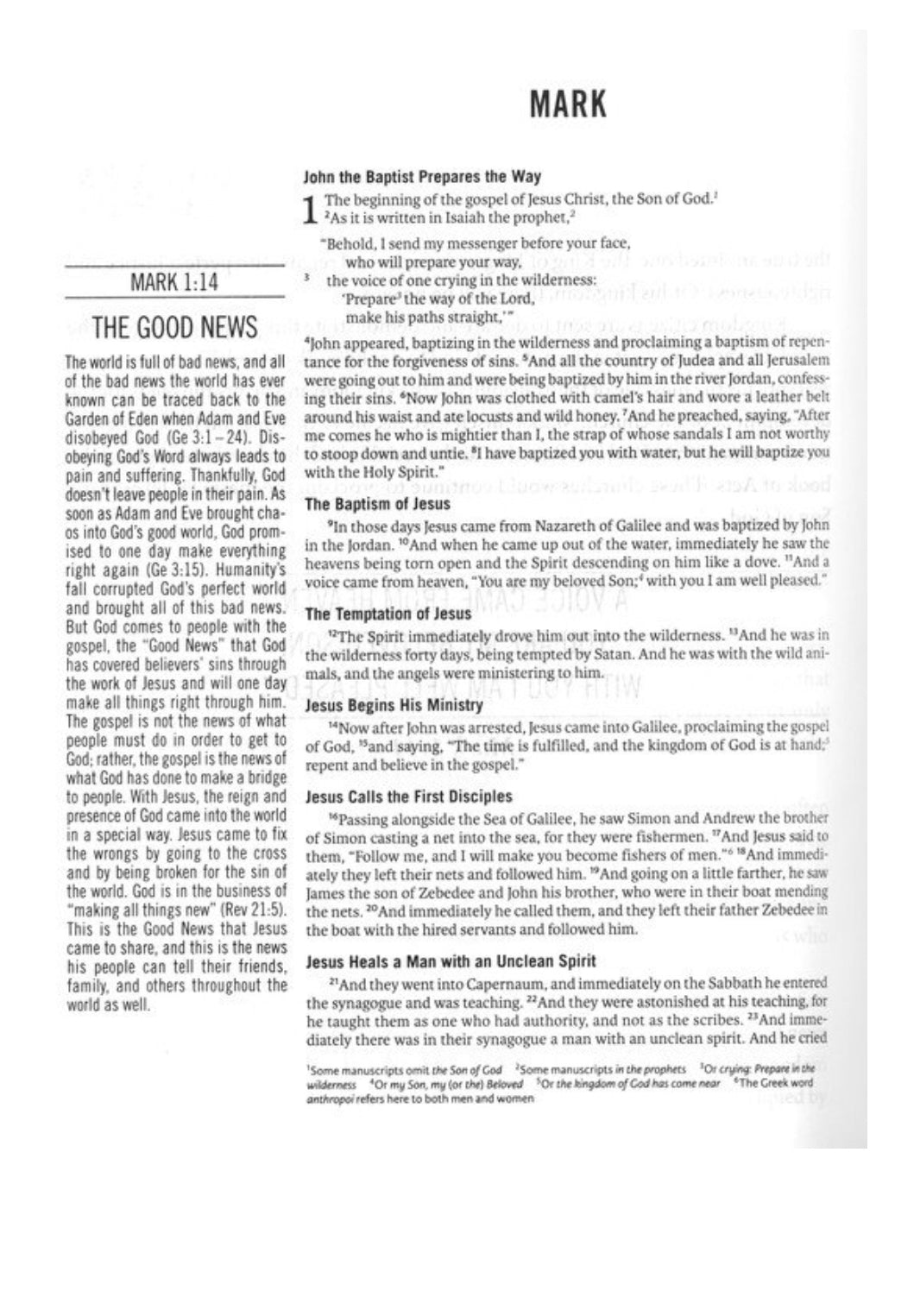 The Jesus Bible, ESV, Black, Leathersoft