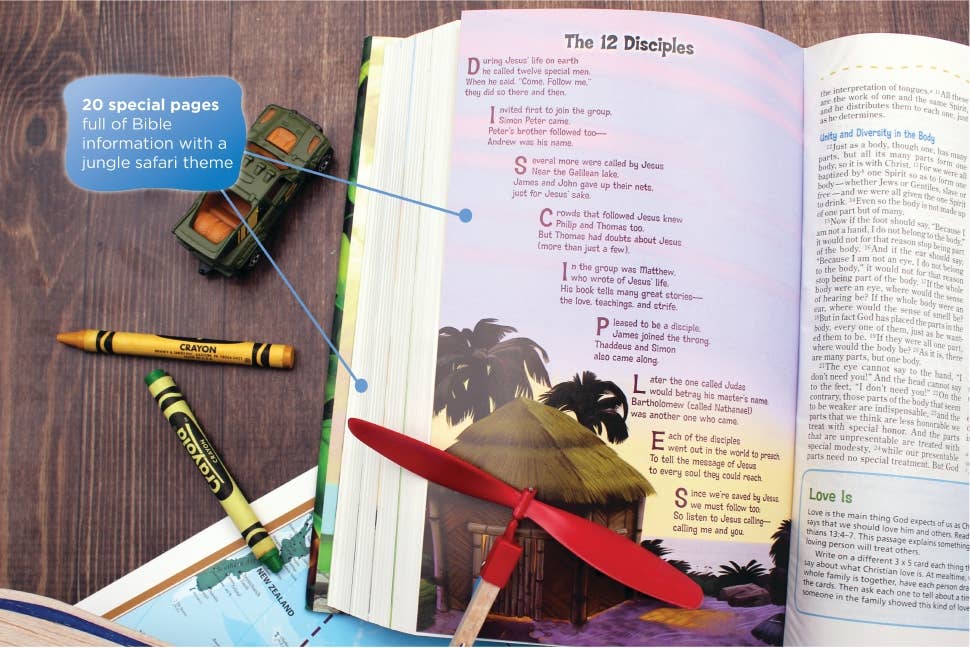 NIV Adventure Bible Leathersoft Coral Full Color