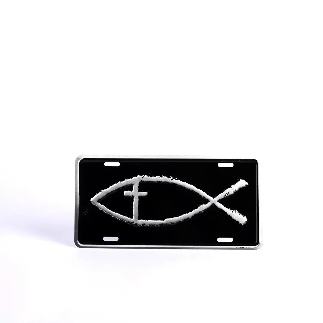 Autotag Deluxe - Fish Cross - Silver