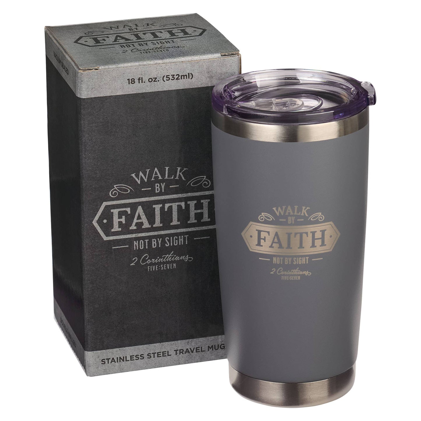 Mug SS Travel Walk By Faith 2 Cor. 5:7