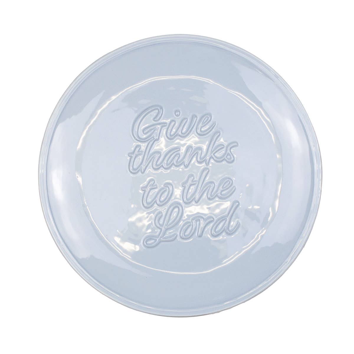 Give Thanks to the Lord Round Platter Ice 11.5"