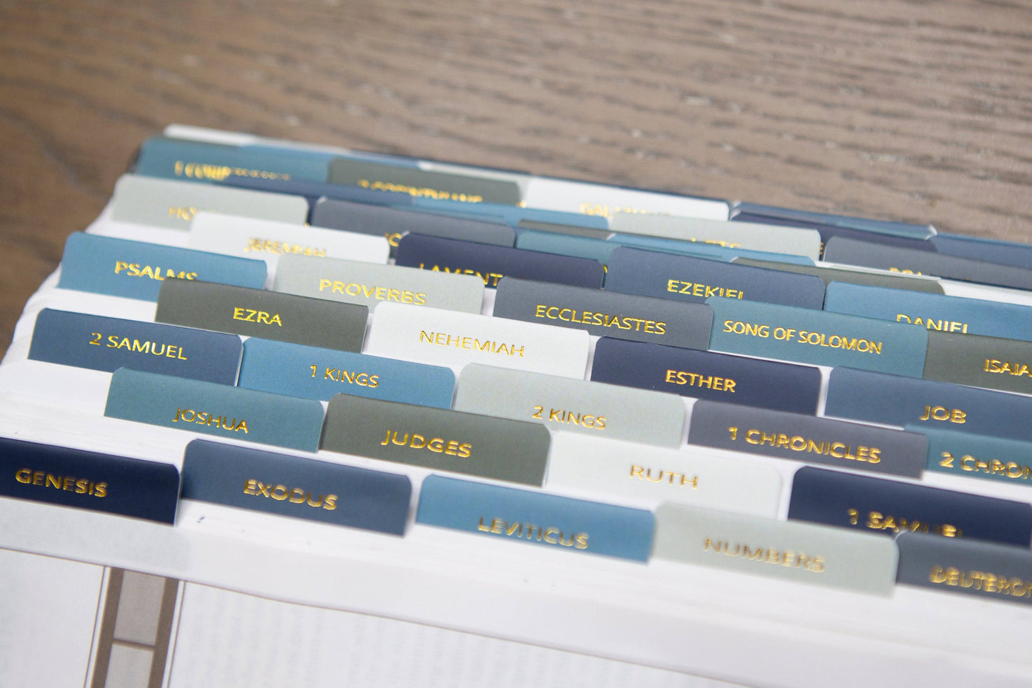 Mens Bible Tabs | Earth tone Bible Tabs