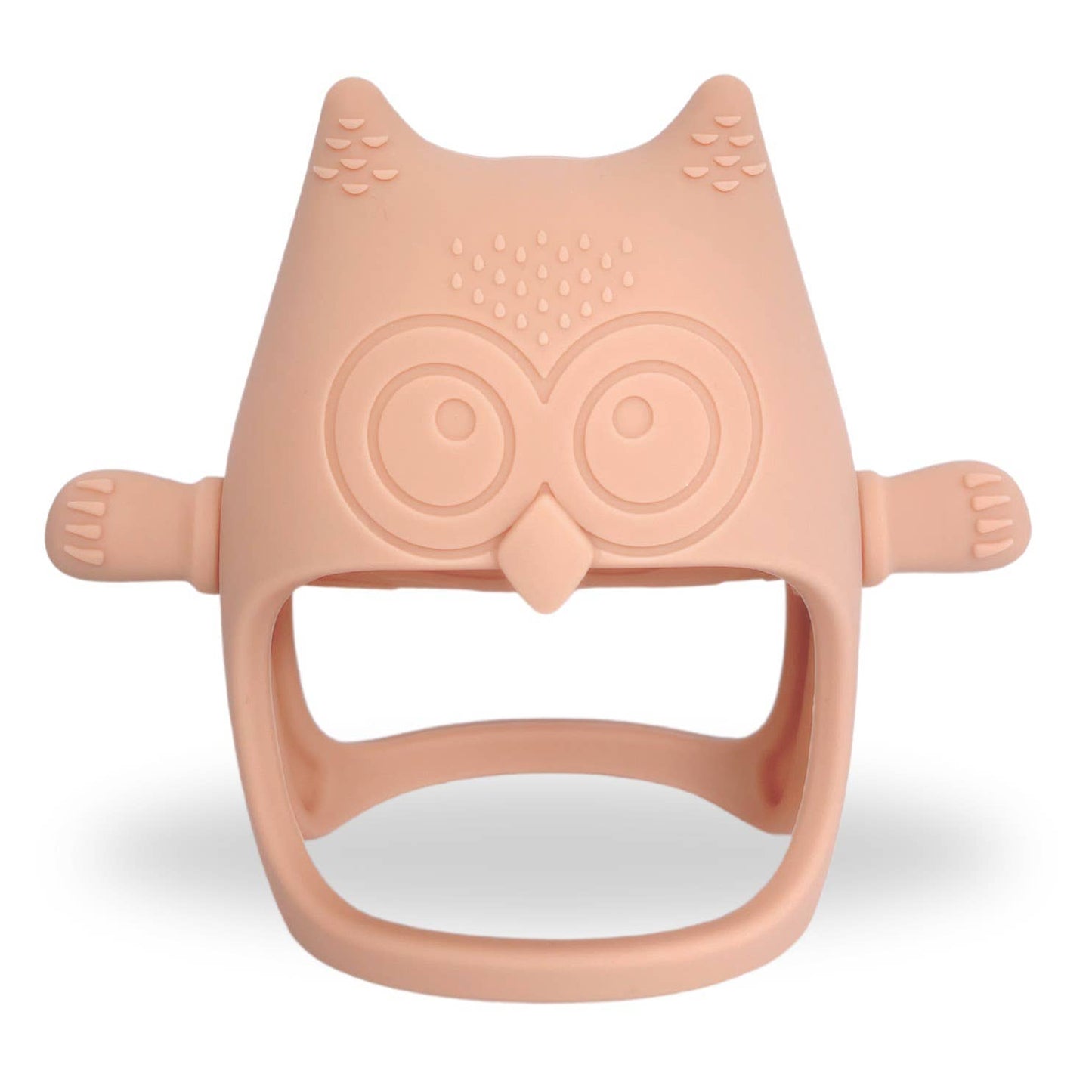 Owl Grip Teether Toy, Teething Mitt for Babies