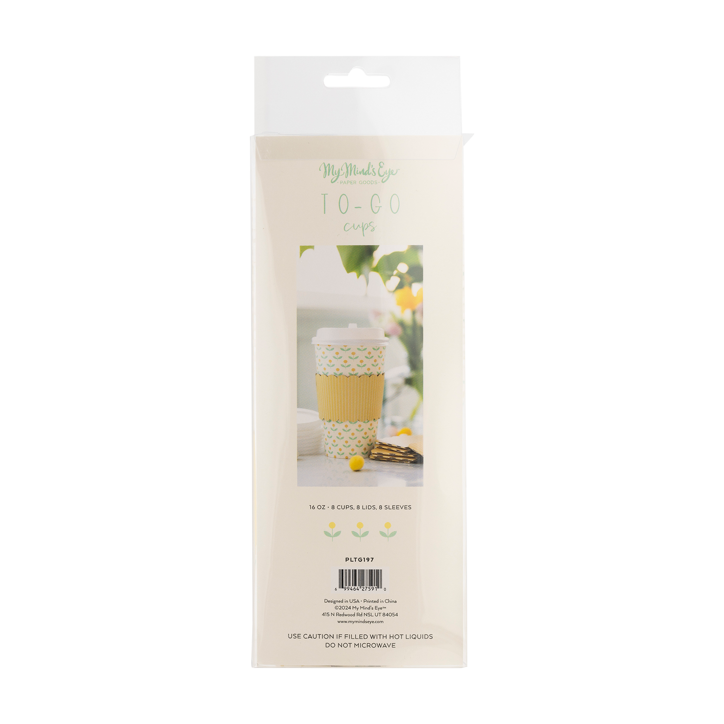 Yellow Flowers To-Go Cups