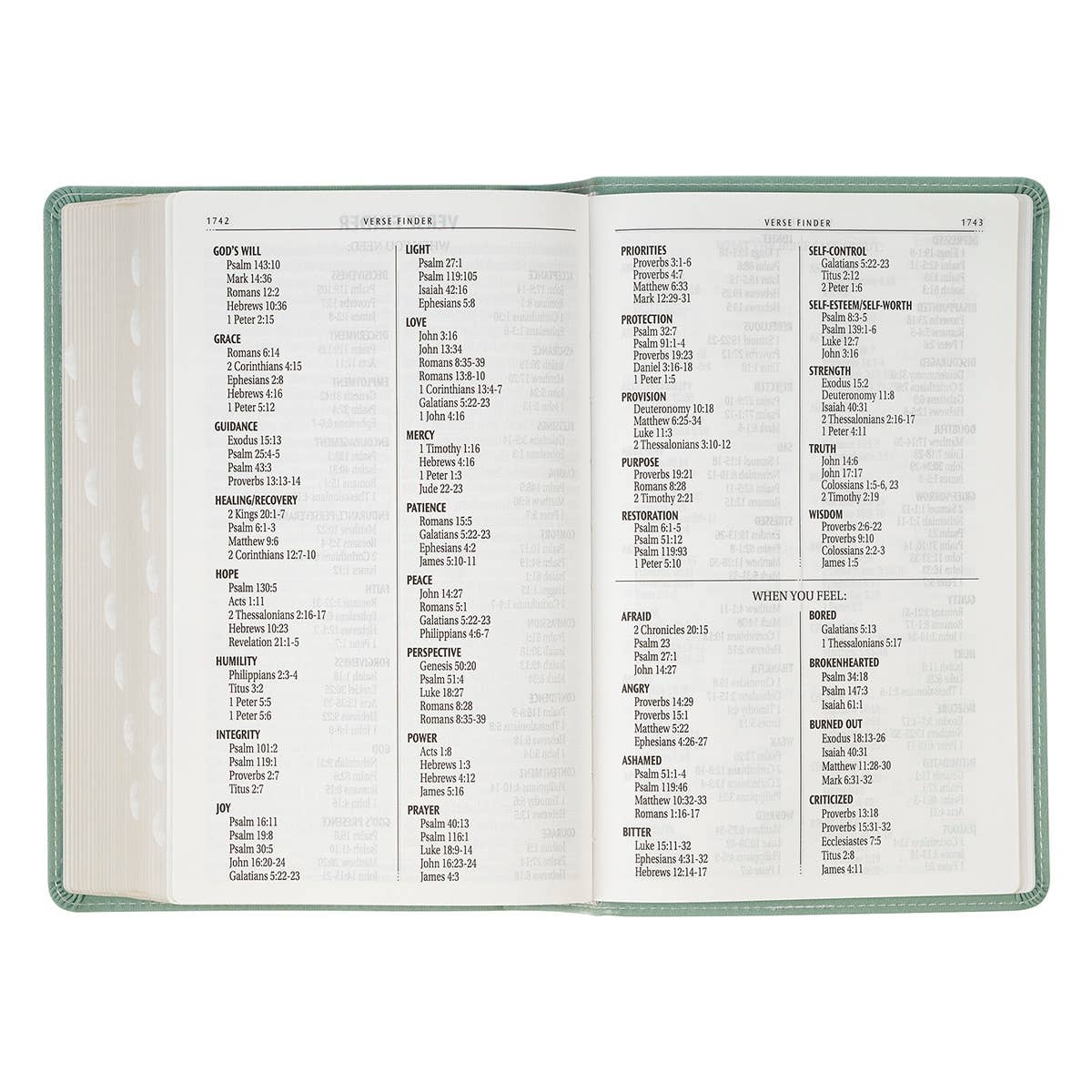 KJV Bible Giant Print Standard-size Faux Leather, Teal