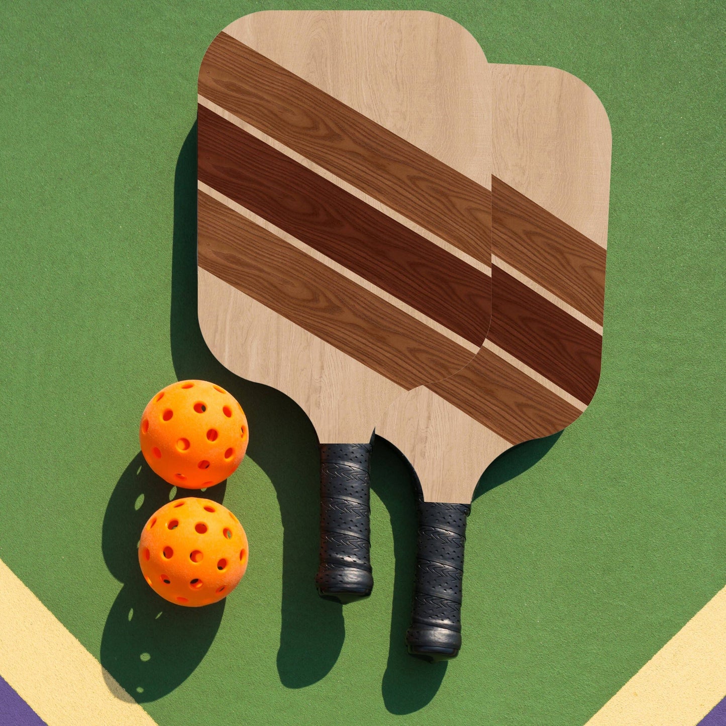 Woodgrain Pattern Pickleball Paddle