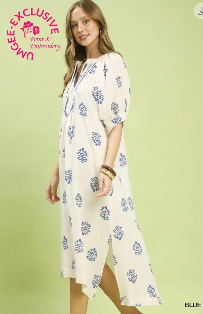The Blue Willow Dress