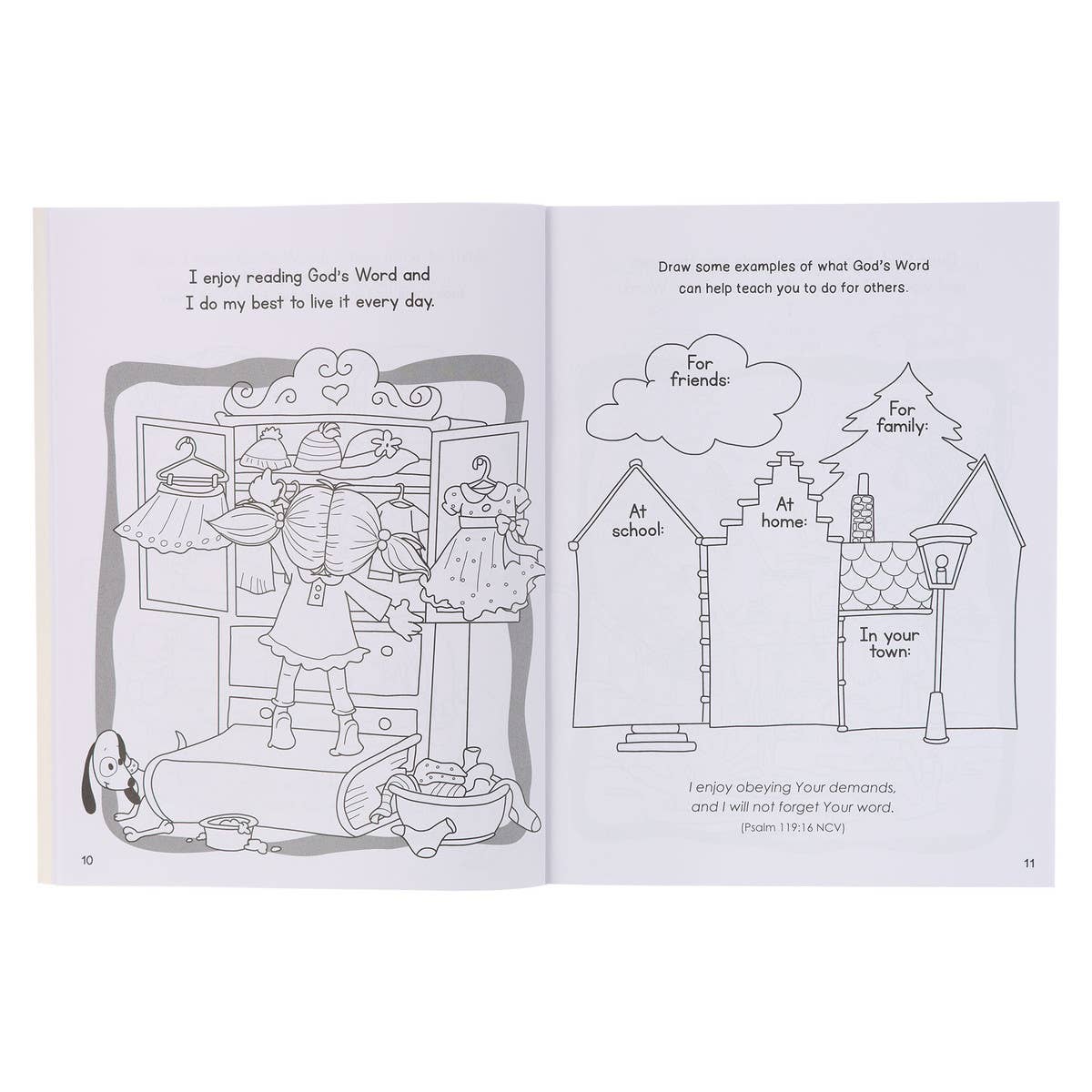 God's Word is Great Coloring and Activity Book - Psalm 119