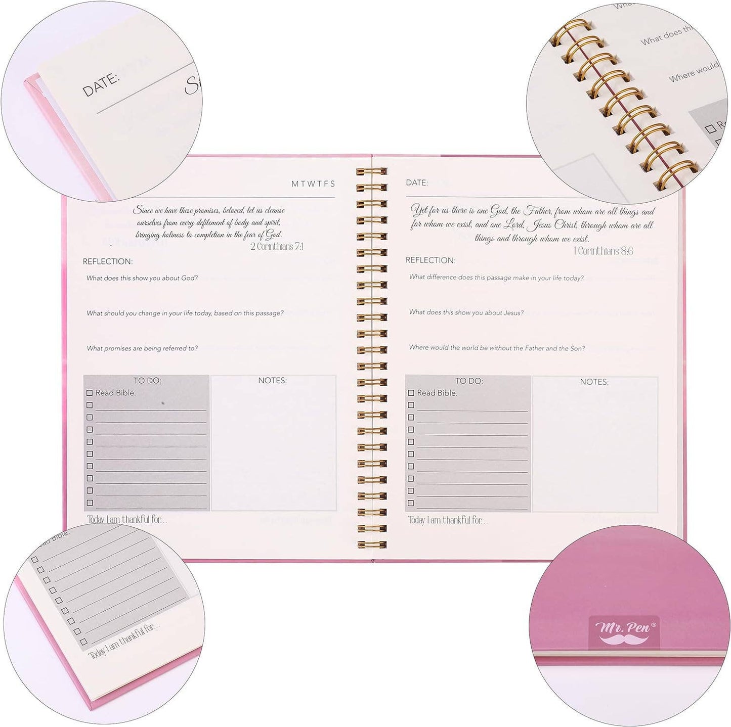 Mr. Pen Pink Bible Journaling Kit