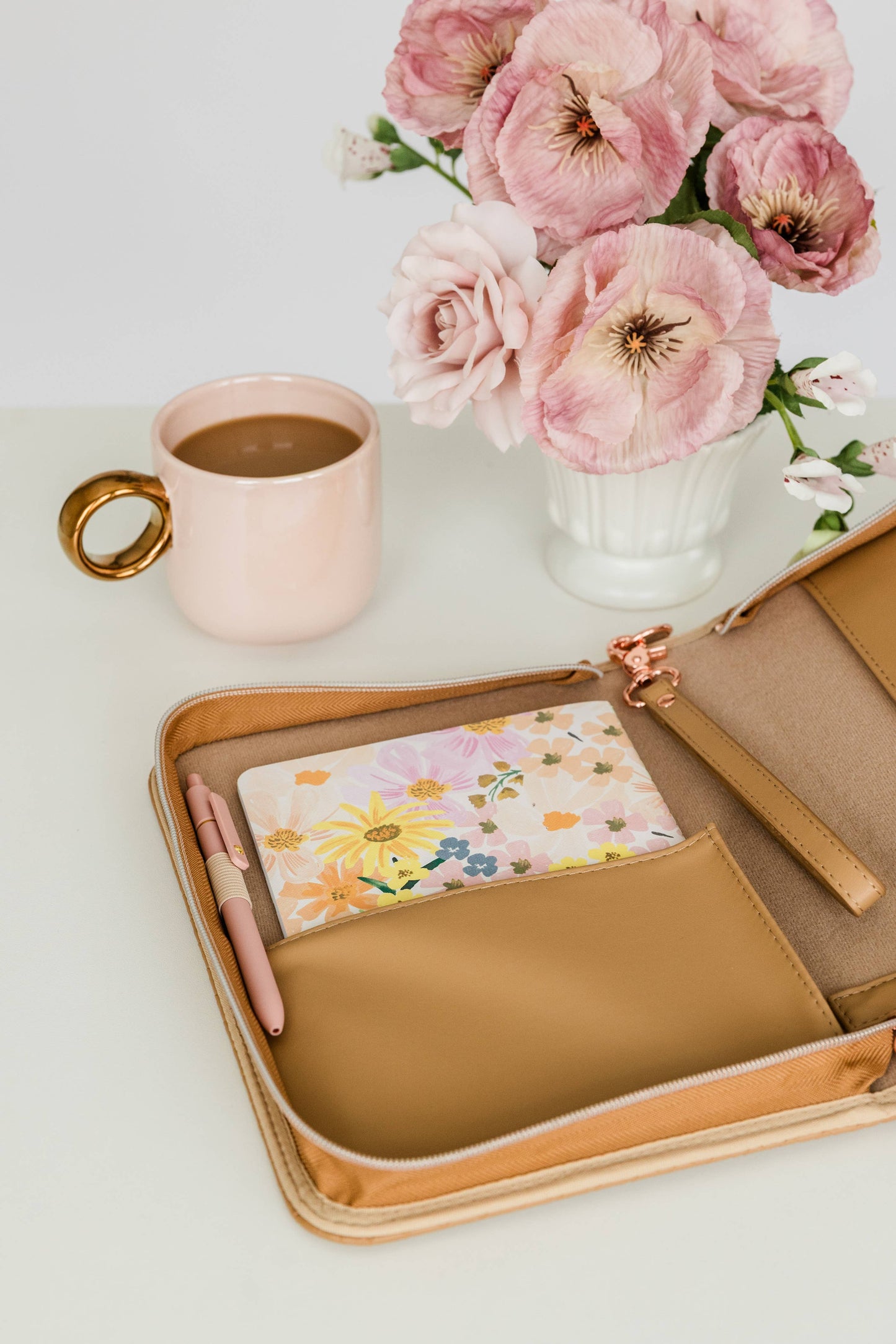 NEW Bible Cover, Weave Bible Case, Crossbody CARAMEL
