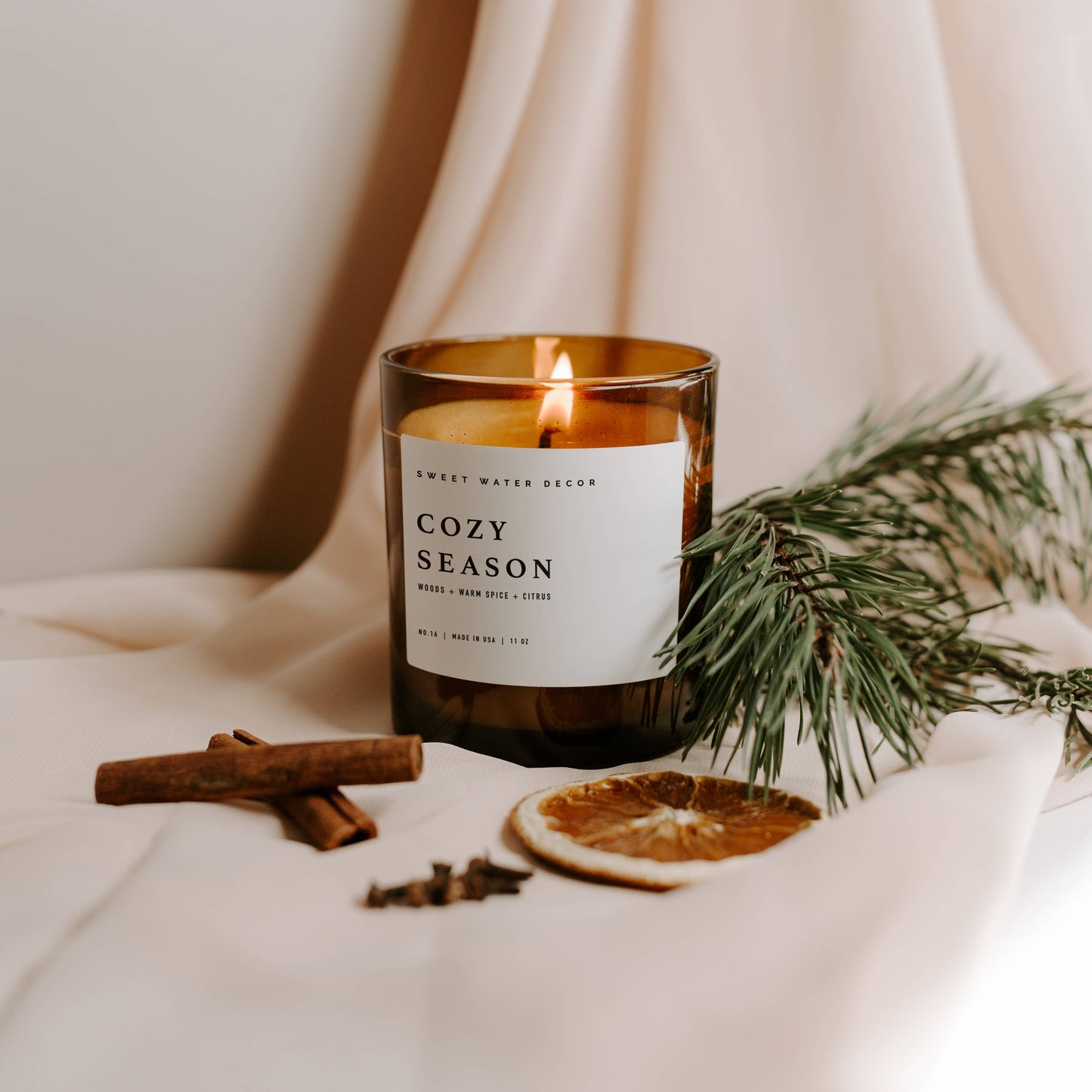 Cozy Season 11 oz Soy Candle - Fall Home Decor & Gifts