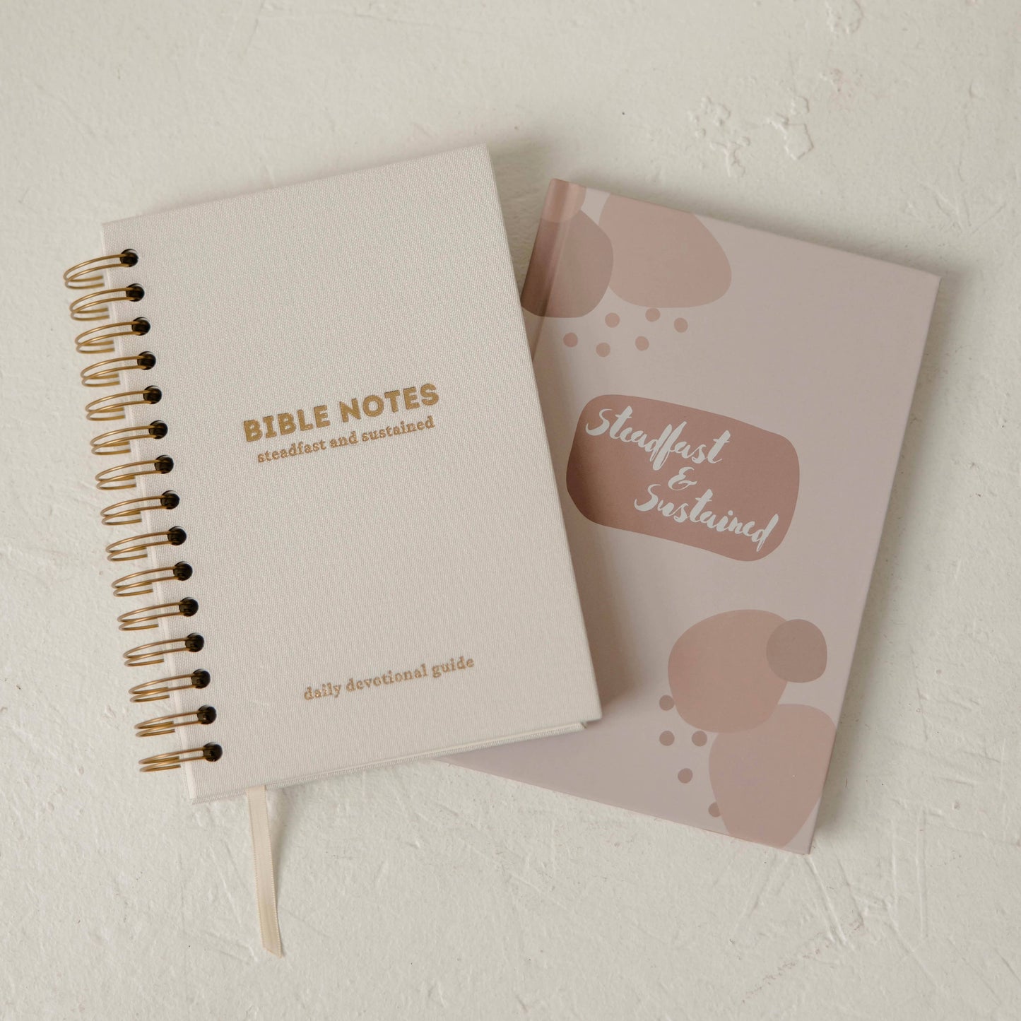 Bible Notes & Reflection Journal - White Linen Spiral - SLIGHTLY IMPERFECT