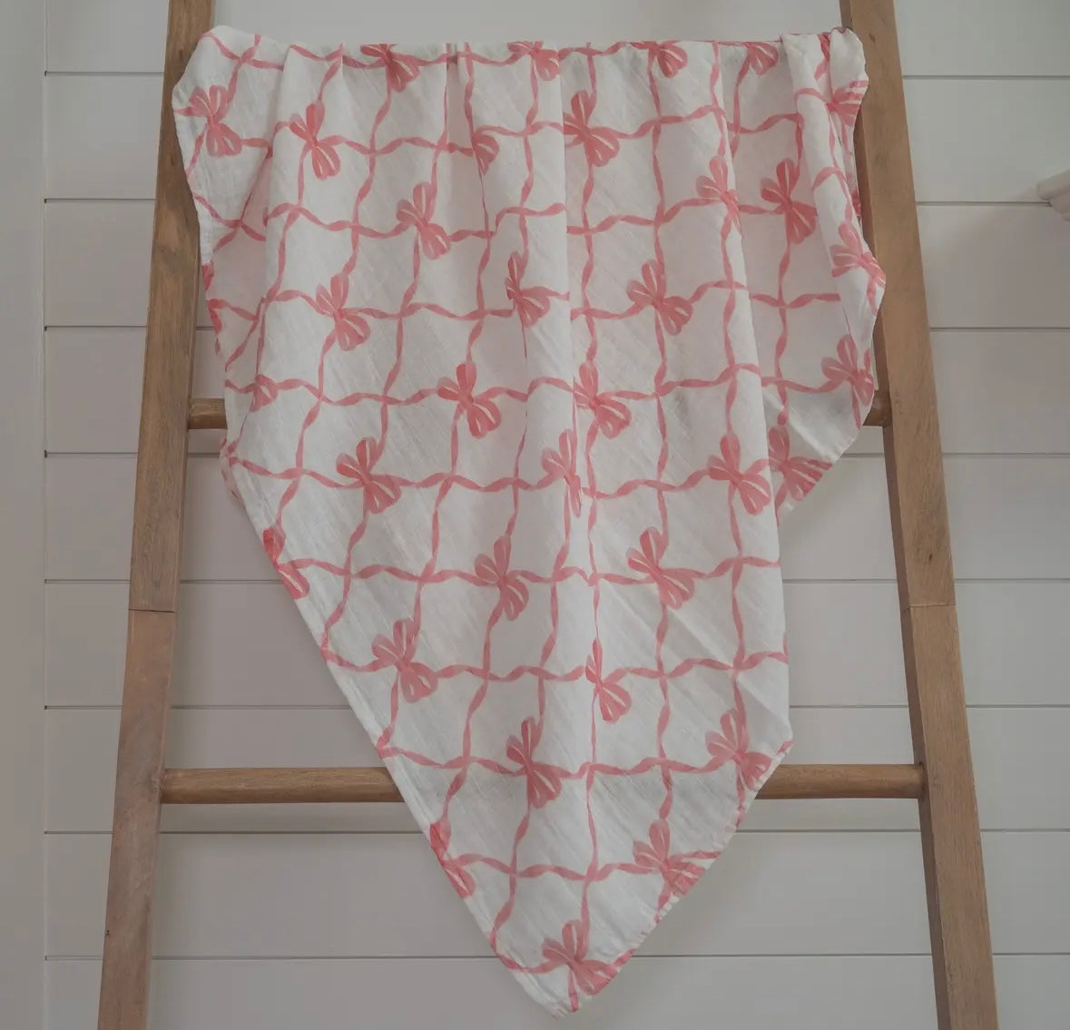 Beautiful Bows Baby Swaddle Blanket