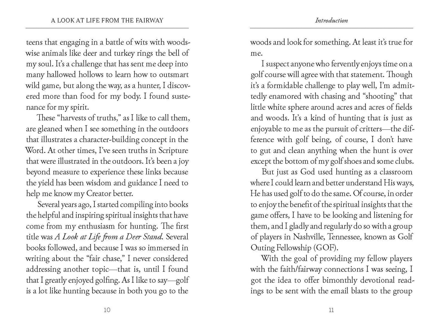 A Look at Life from the Fairway