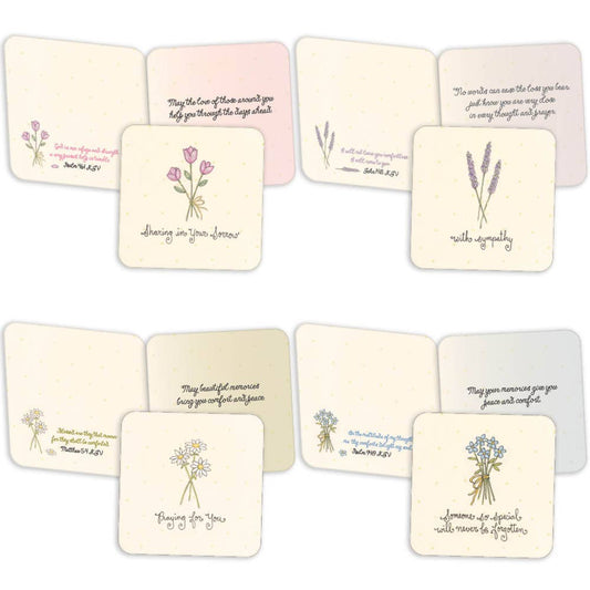 Simple Sympathy - Boxed Sympathy Card Assortment - 20 Cards