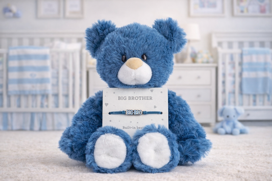 Big Brother Navy Bear - 8in