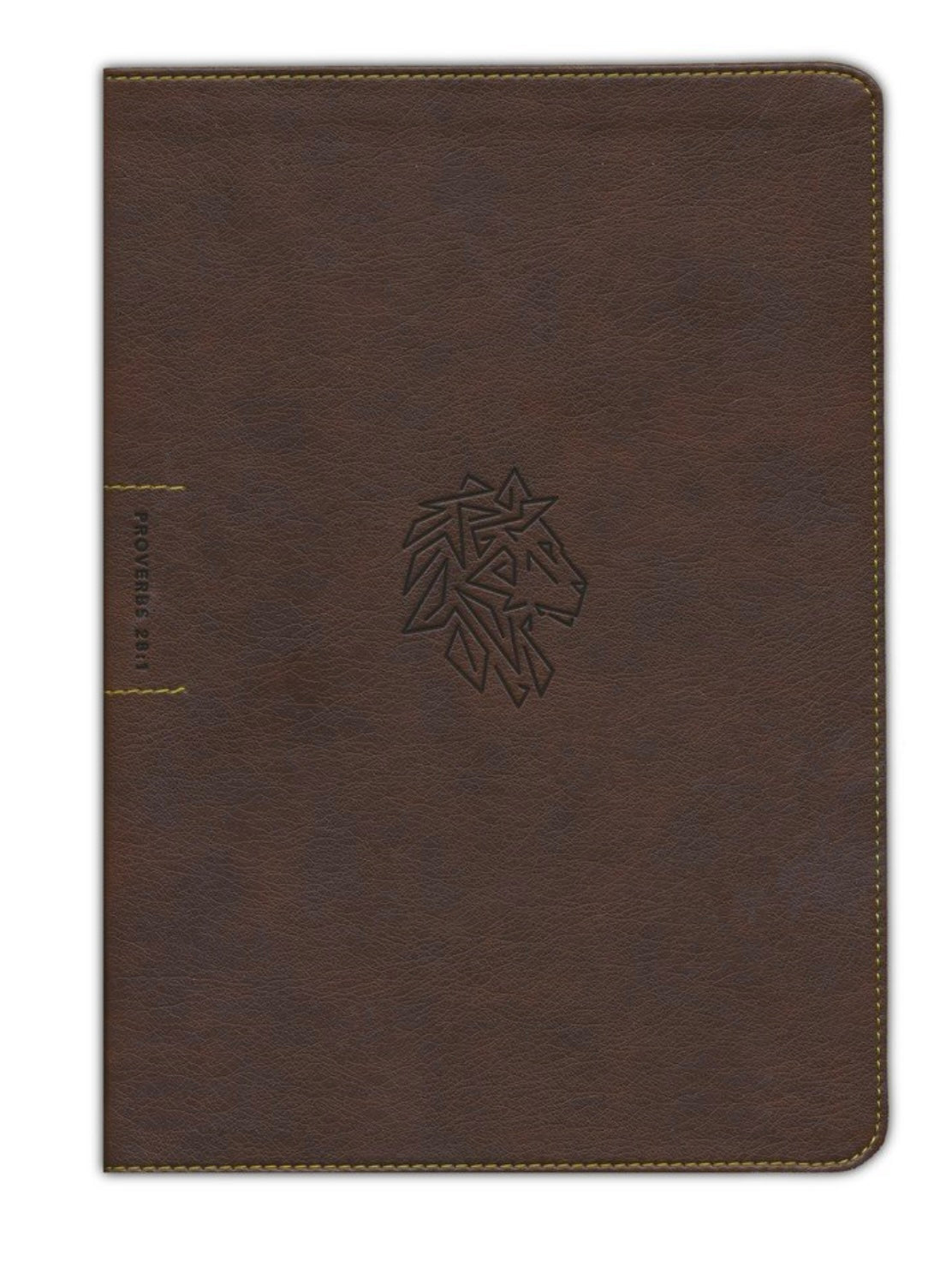 NLT Courage For Life Study Bible for Men, Filament-Enabled Edition--soft leather-look, rustic brown lion