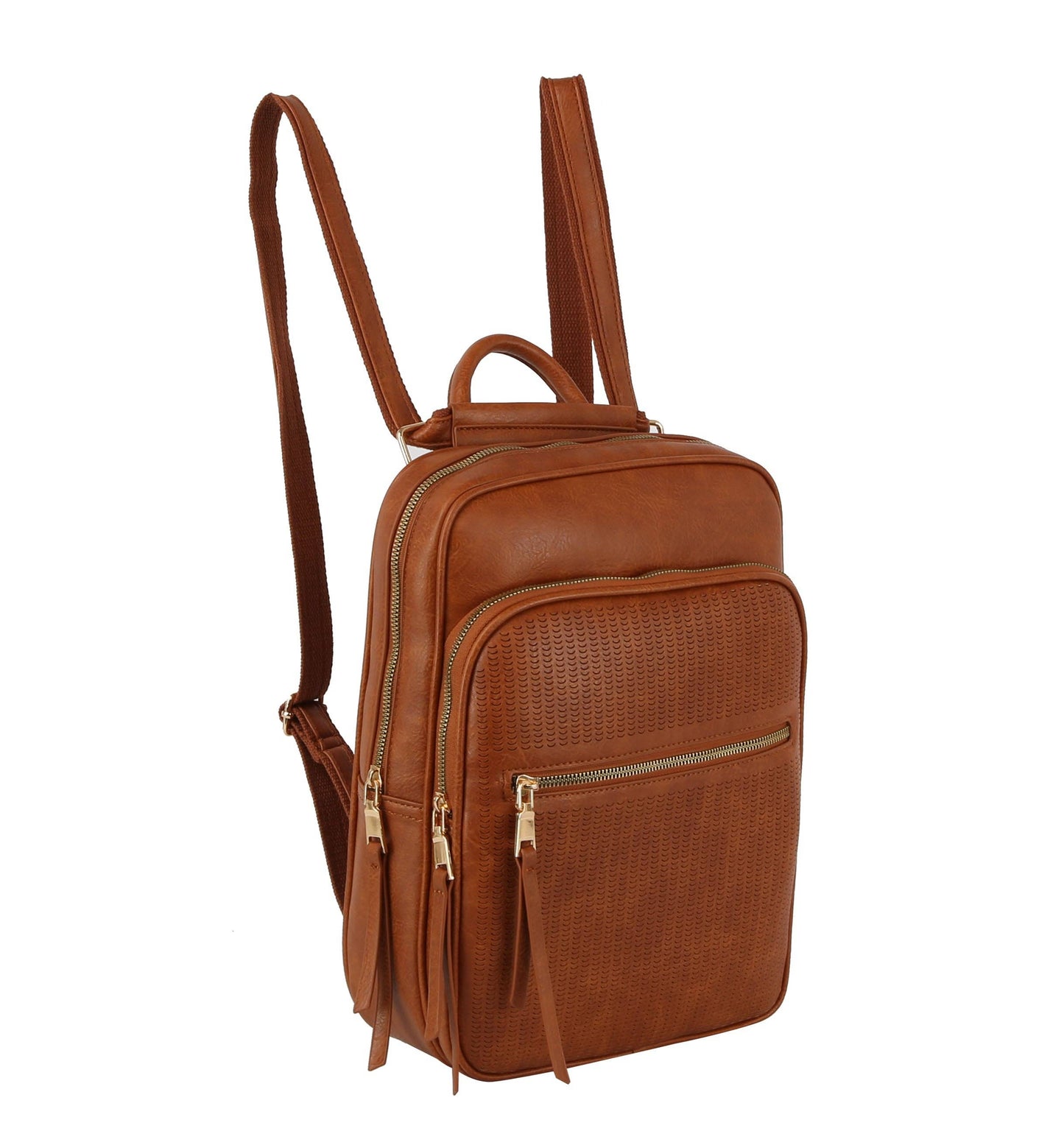 Laser cut unisex convertible backpack