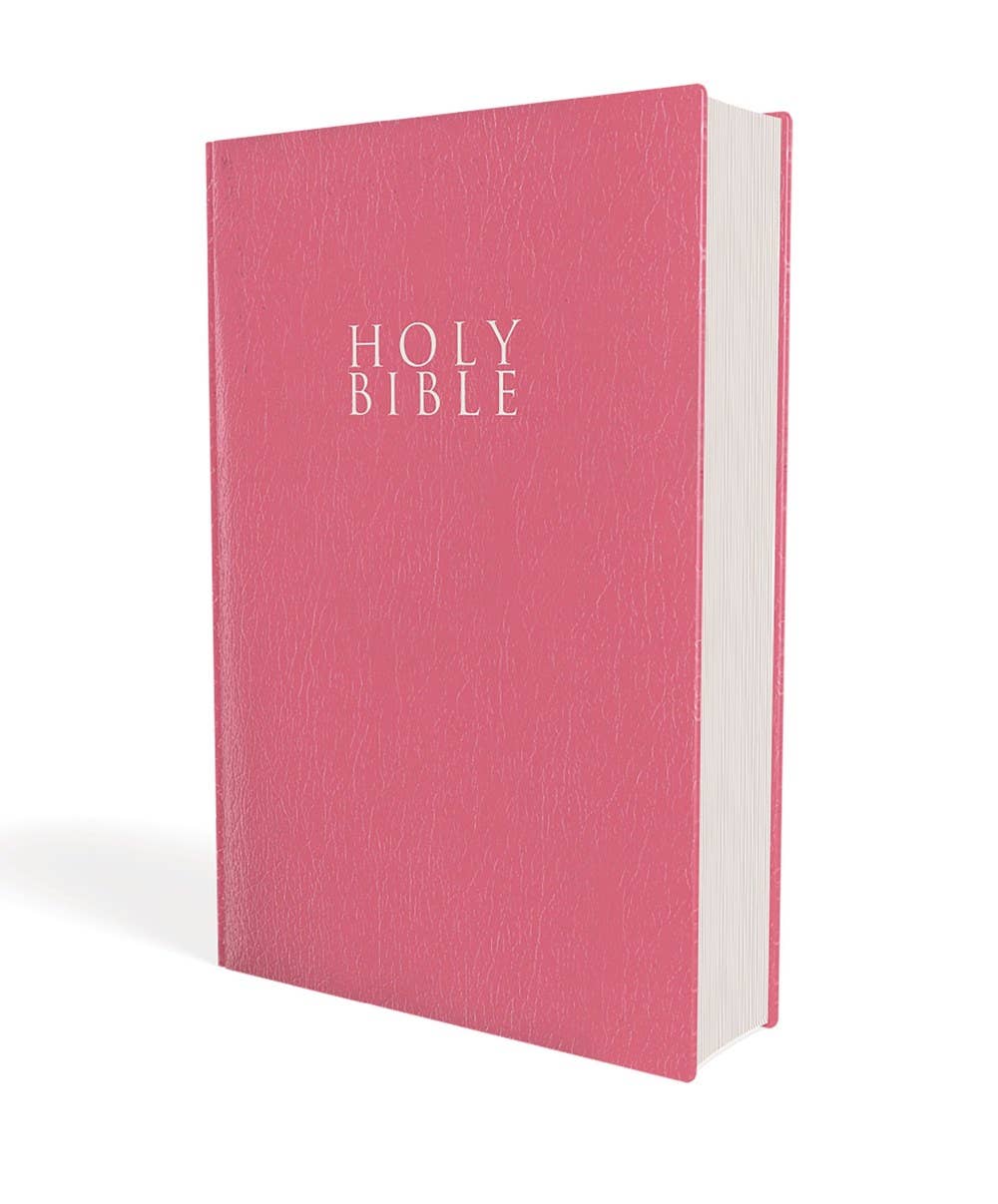 NIV Gift and Award Bible, Leather-Look, Pink, Red Letter