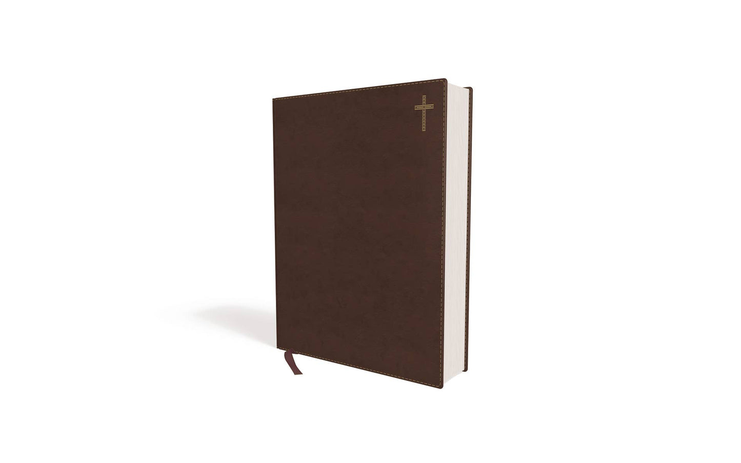 NIV Journal The Word Bible, Double-Column Leathersoft Brown