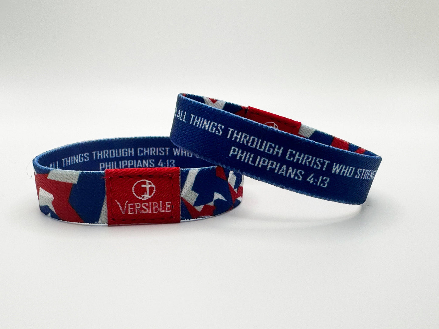 Team Camo / Philippians 4:13 Wristband