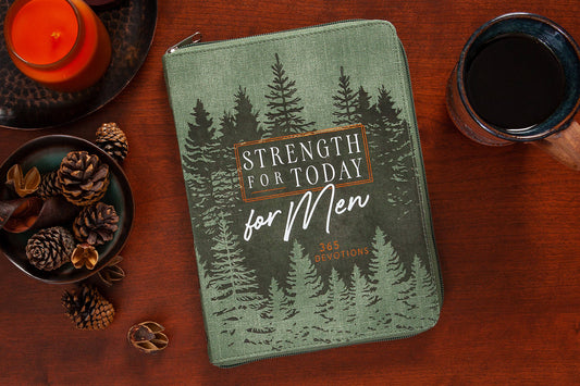 Strength for Today for Men (Zippered Devotional)