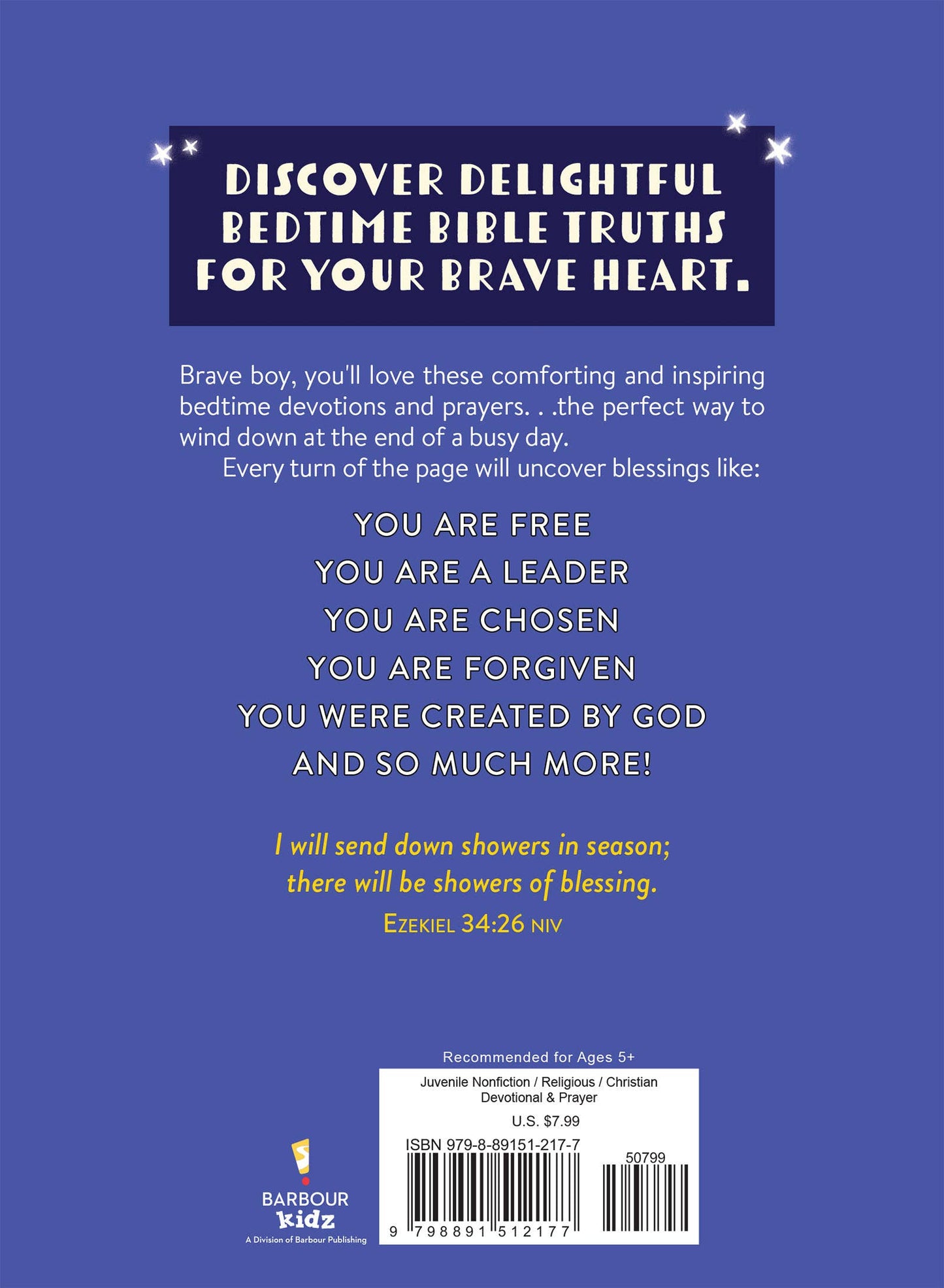 Bedtime Blessings and Prayers for Brave Boys