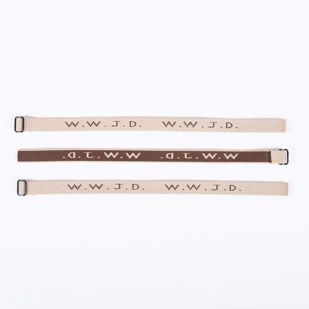 WWJD Bracelet - Tan - Pk25