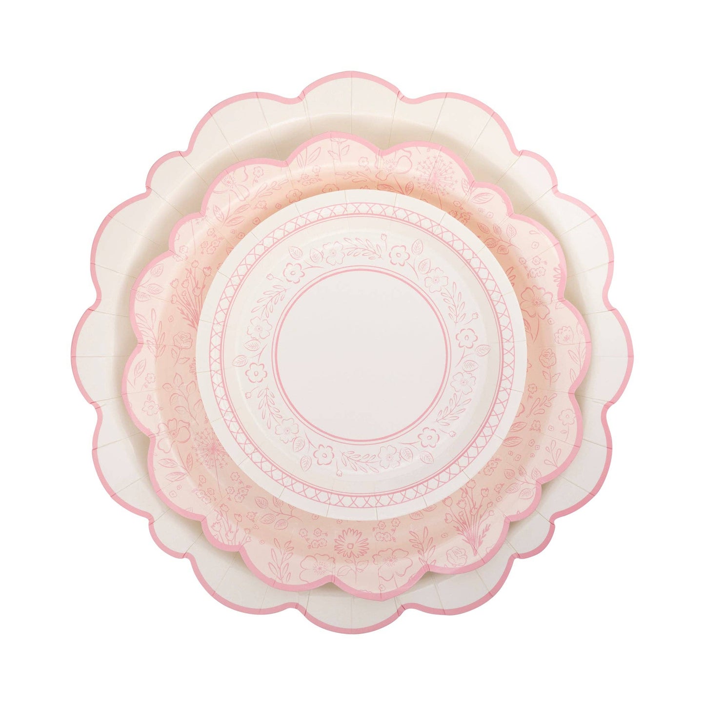 Pembroke Small Pink Floral 7" Plates