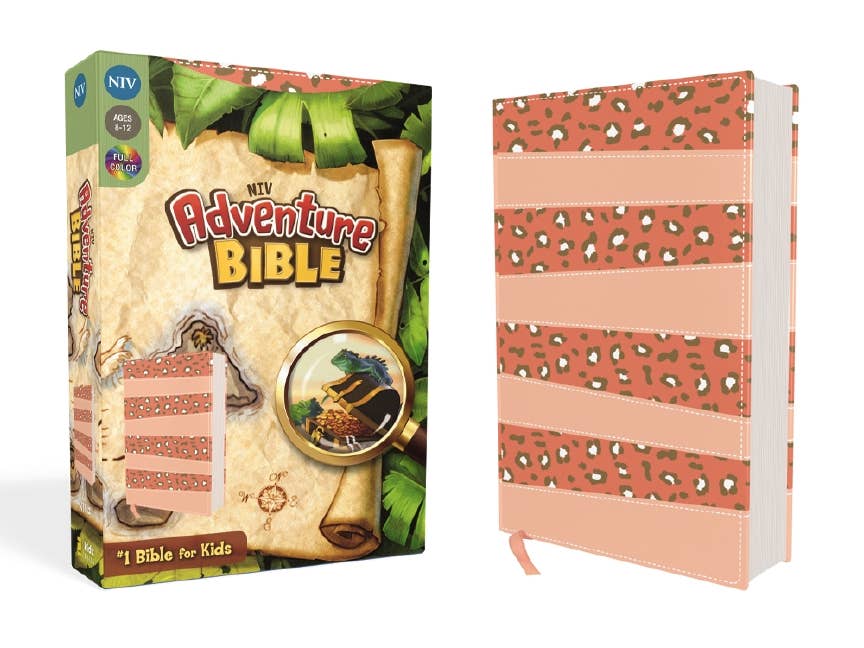 NIV Adventure Bible Leathersoft Coral Full Color