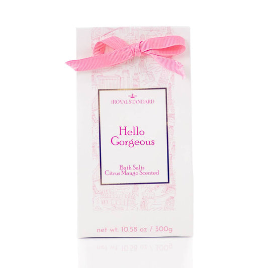 Hello Gorgeous Bath Salts   Citrus Mango Scented   300g