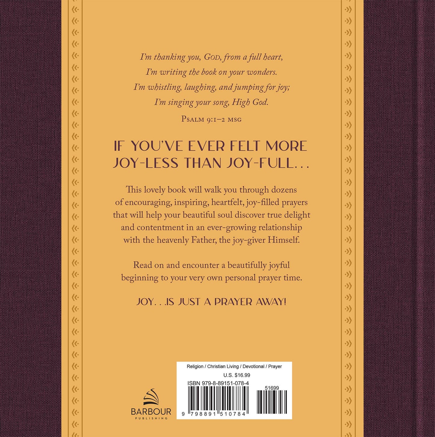 Overflowing with Joy