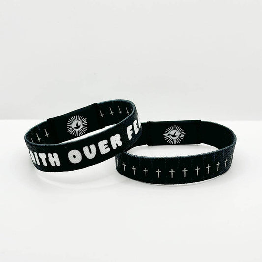 Faith Over Fear NFC Bible Verse Bracelet