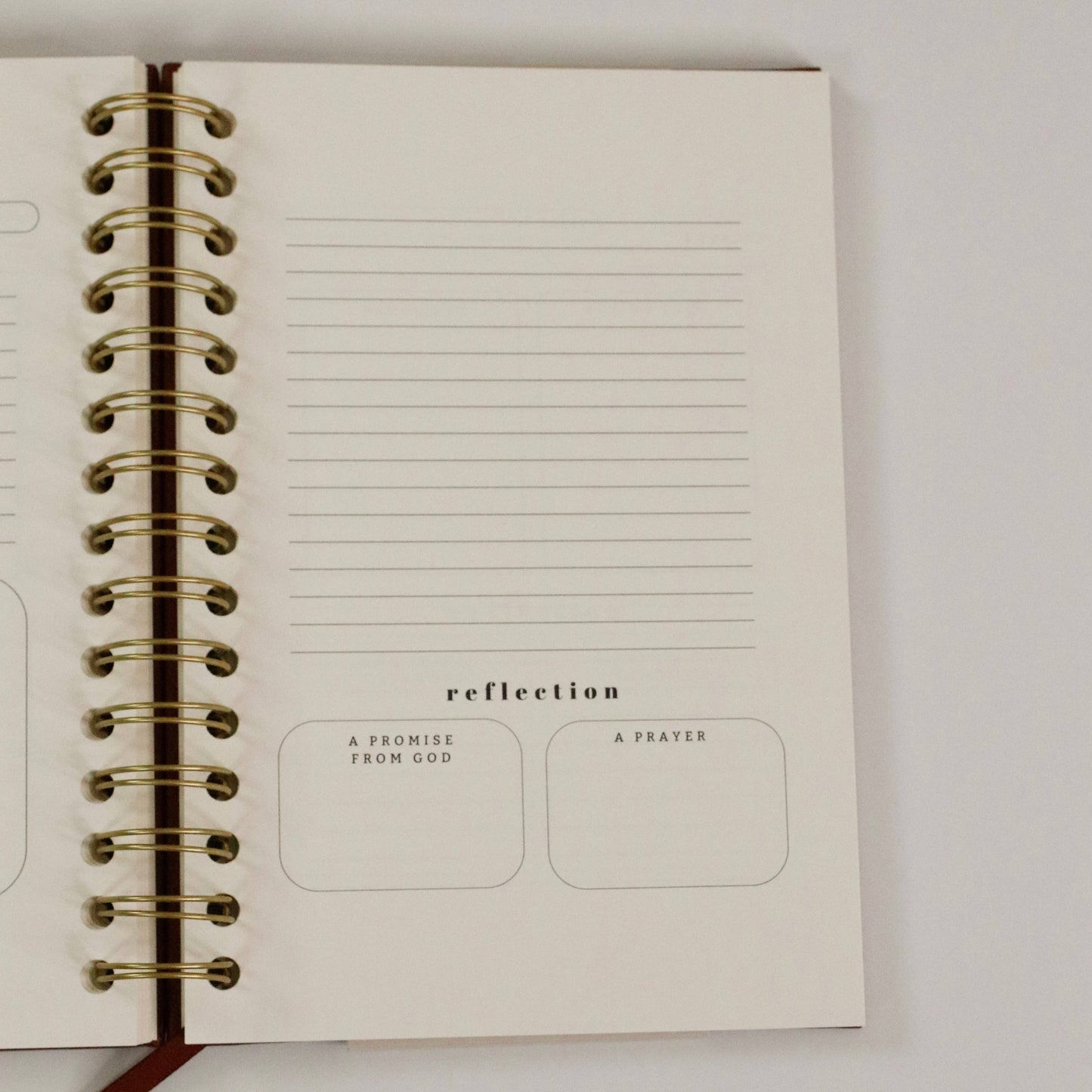 Church Notes Journal - EXTRA MARGIN SPACE Edition - Brown Faux Leather