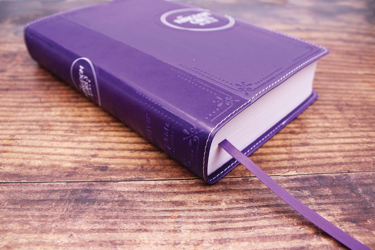 NIV Kingdom Girls Bible, Full Color, Leathersoft, Purple