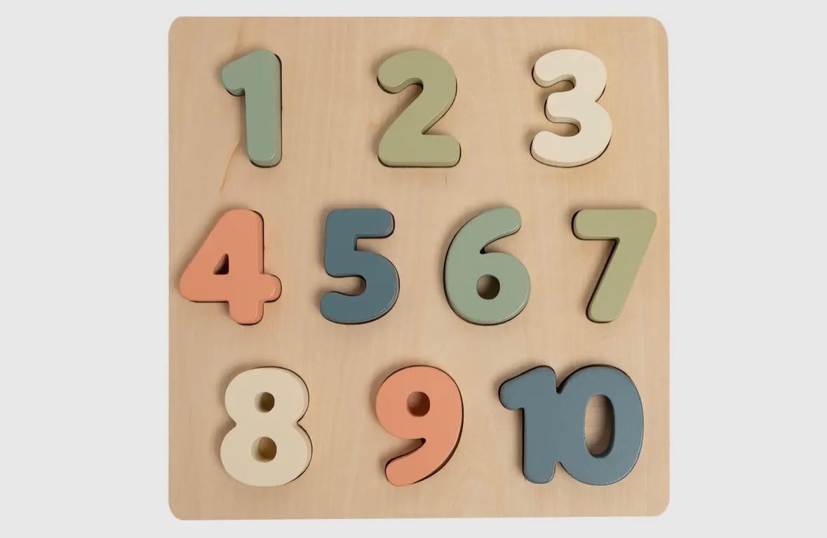 Wooden Numbers Puzzle