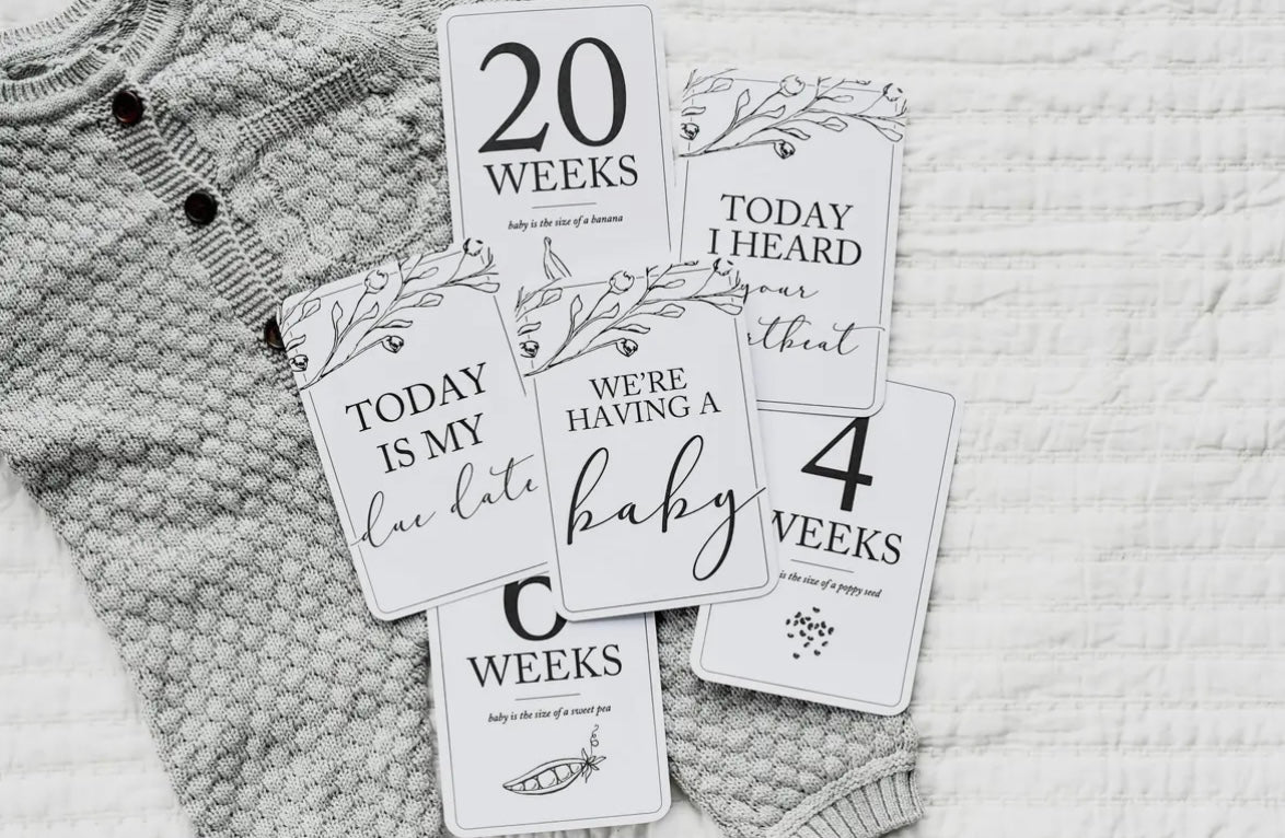 Pregnancy Milestone Cards