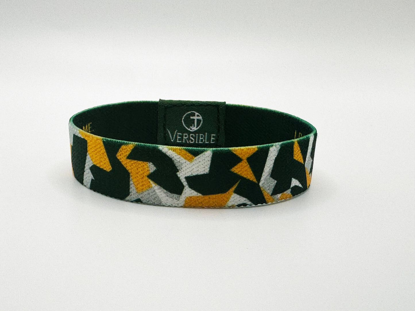 Team Camo / Philippians 4:13 Wristband