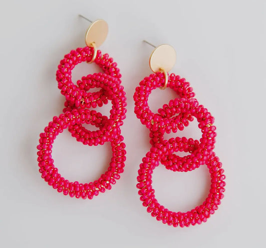 Earrings | Pink
