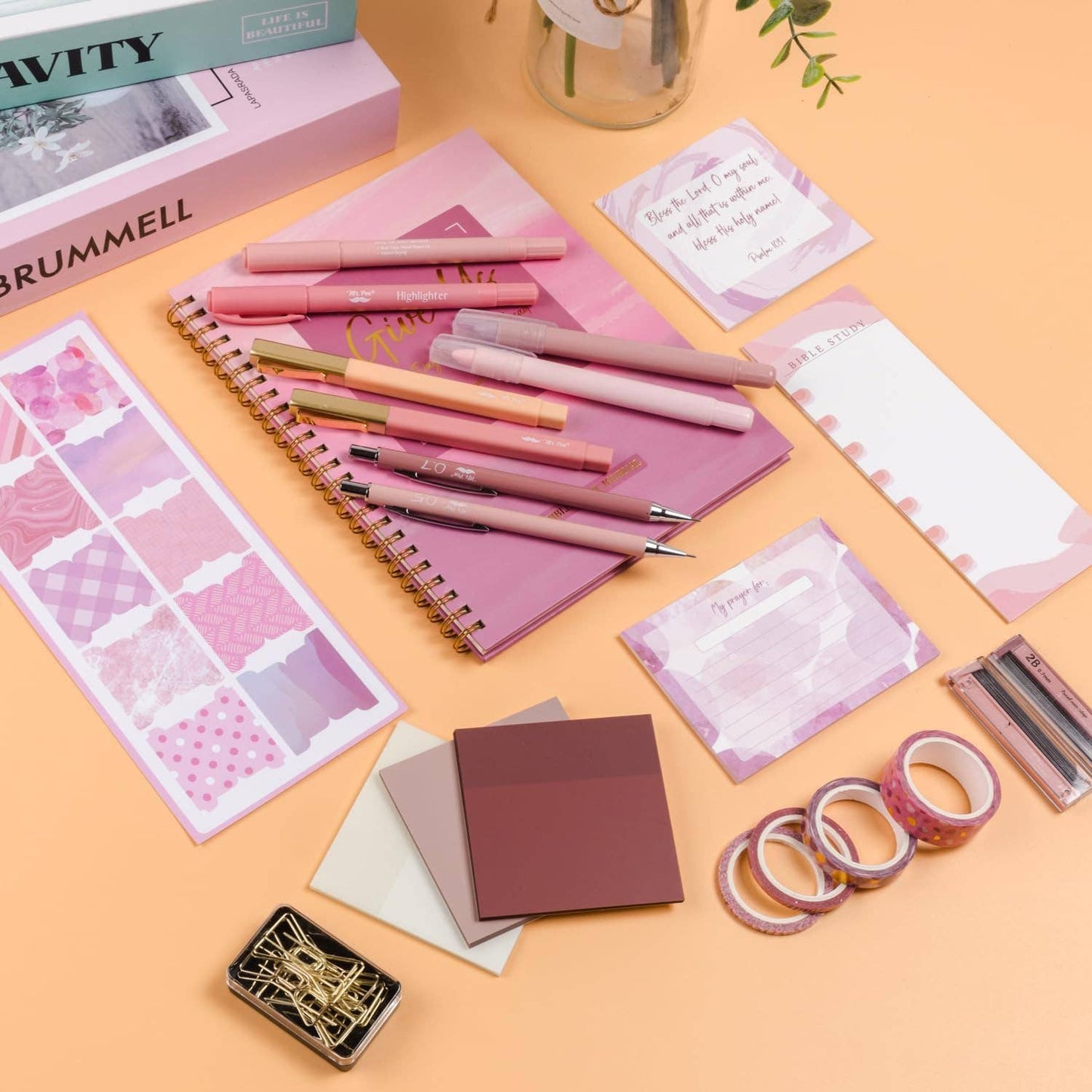 Mr. Pen Pink Bible Journaling Kit