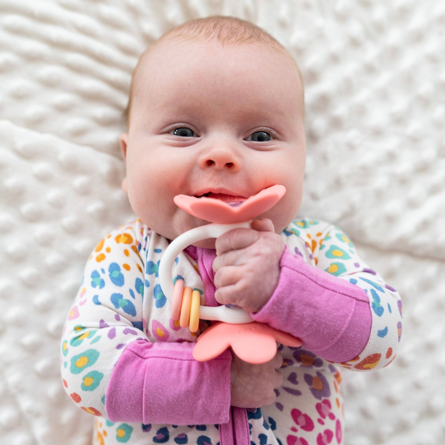 Flower Teether Rattle Toy