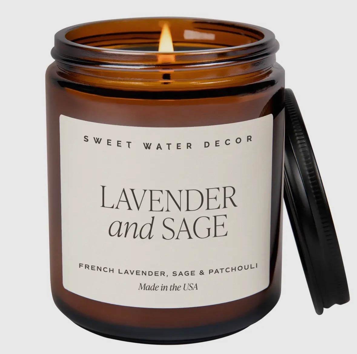 Lavender and Sage 9 oz Soy Candle